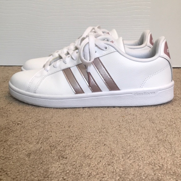 adidas court rose gold